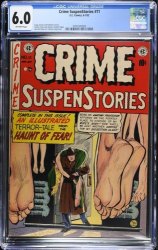 Cover Scan: Crime Suspenstories #11 CGC FN 6.0 Off White EC Johnny Craig Cover! - Item ID #541607