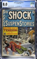 Cover Scan: Shock Suspenstories #3 CGC VF 8.0 Off White to White Decapitated Head Panel! - Item ID #541611