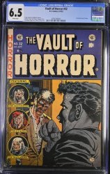 Cover Scan: Vault of Horror #32 CGC FN+ 6.5 White Pages - Item ID #543158