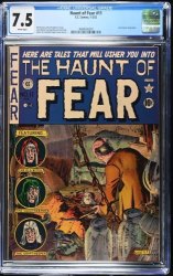 Cover Scan: Haunt of Fear #11 CGC VF- 7.5 White Pages Ooze in the Cellar? Graham Ingels Art! - Item ID #543190