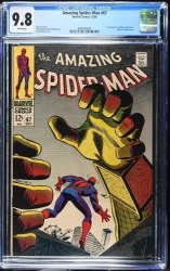 Cover Scan: Amazing Spider-Man #67 CGC NM/M 9.8 1st Randy Robertson Mysterio Appearance! - Item ID #543194
