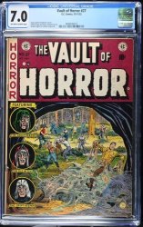 Cover Scan: Vault of Horror #27 CGC FN/VF 7.0 Off White to White - Item ID #543200