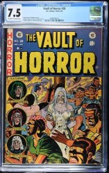 Cover Scan: Vault of Horror #28 CGC VF- 7.5 Off White to White - Item ID #543202