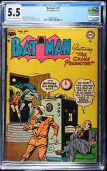 Cover Scan: Batman #77 CGC FN- 5.5 Cream To Off White Death of Alfred Pennyworth! - Item ID #543209
