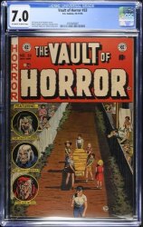 Cover Scan: Vault of Horror #33 CGC FN/VF 7.0 Off White to White - Item ID #543911