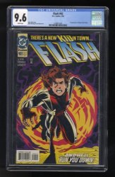 Cover Scan: Flash #92 CGC NM+ 9.6 White Pages 1st Impulse (Bart Allen) - Item ID #547663