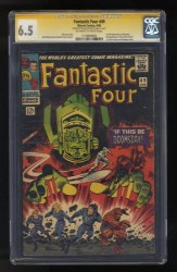 Cover Scan: Fantastic Four #49 CGC FN+ 6.5 SS Signed Stan Lee! - Item ID #547699