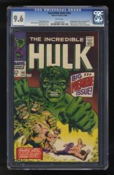 Cover Scan: Incredible Hulk #102 CGC NM+ 9.6 White Pages - Item ID #547706