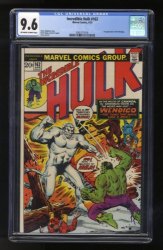 Cover Scan: Incredible Hulk #162 CGC NM+ 9.6 Off White to White 1st Appearance of Wendigo! - Item ID #547718