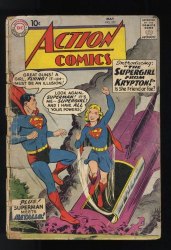 Cover Scan: Action Comics #252 Fair 1.0 Origin and 1st Appearance Supergirl! - Item ID #551611