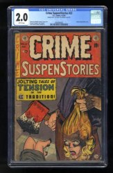 Cover Scan: Crime Suspenstories #22 CGC GD 2.0 Double Cover!! Classic Decapitation Cover! - Item ID #552076