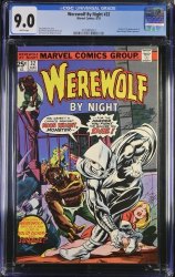 Cover Scan: Werewolf By Night #32 CGC VF/NM 9.0 White Pages 1st Moon Knight Marc Spector! - Item ID #552471