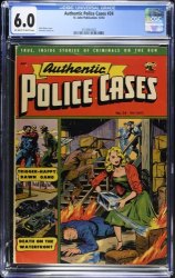 Cover Scan: Authentic Police Cases #24 CGC FN 6.0 Off White to White - Item ID #552615