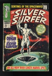 Cover Scan: Silver Surfer #1 VG 4.0 Origin Issue 1st Solo Title! - Item ID #552939