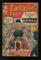 Cover Scan: Fantastic Four #14 GD- 1.8 Sub-Mariner Appearance! Ben Grimm! - Item ID #552994
