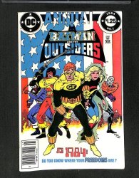 Cover Scan: Batman and the Outsiders Annual #1 Newsstand Variant - Item ID #561642