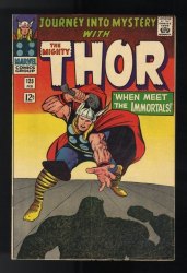 Cover Scan: Journey into Mystery #125 FN/VF 7.0 Thor! When Meet the Immortals! 1966! - Item ID #566009