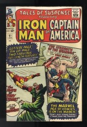 Cover Scan: Tales Of Suspense #61 FN+ 6.5 Mandarin Appearance! Iron Man! Jack Kirby! - Item ID #566031