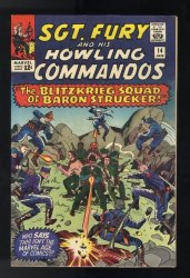 Cover Scan: Sgt. Fury and His Howling Commandos #14 VF+ 8.5 - Item ID #566034