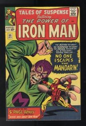 Cover Scan: Tales Of Suspense #55 VF- 7.5 Iron Man! Mandarin Appearance! - Item ID #566059