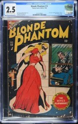 Cover Scan: Blonde Phantom #12 CGC GD+ 2.5 Cream To Off White - Item ID #566111