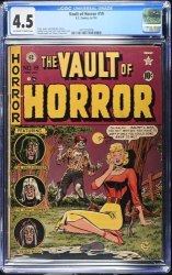 Cover Scan: Vault of Horror #19 CGC VG+ 4.5 Off White to White Johnny Craig Cover! - Item ID #566126