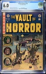 Cover Scan: Vault of Horror #26 CGC FN 6.0 Off White to White - Item ID #566127