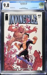Cover Scan: Invincible #40 CGC NM/M 9.8 White Pages - Item ID #568896