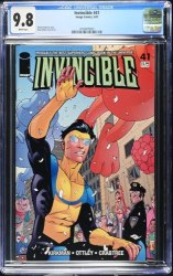 Cover Scan: Invincible #41 CGC NM/M 9.8 White Pages - Item ID #568897