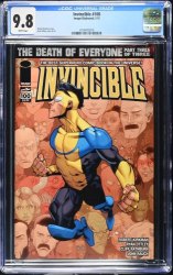 Cover Scan: Invincible #100 CGC NM/M 9.8 White Pages - Item ID #568909