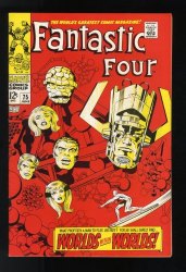 Cover Scan: Fantastic Four #75 VF 8.0 Silver Surfer Galactus! Jack Kirby Cover! - Item ID #572072