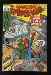 Cover Scan: Amazing Spider-Man #92 NM- 9.2 Ice Man Appearance! Stan Lee! - Item ID #572139