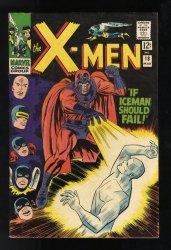Cover Scan: X-Men #18 VF- 7.5 Magneto Appearance! If Iceman Should Fail! Stan Lee! - Item ID #572157