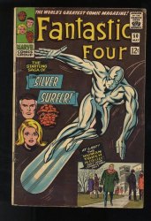 Cover Scan: Fantastic Four #50 VG+ 4.5 3rd Appearance Silver Surfer! - Item ID #573485