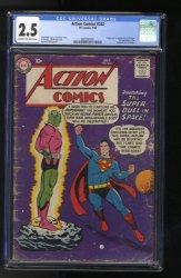 Cover Scan: Action Comics #242 CGC GD+ 2.5 Cream To Off White 1st Braniac! Kandor! - Item ID #575502