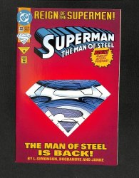 Cover Scan: Superman: The Man of Steel #22 Collector's Edition Variant - Item ID #579696