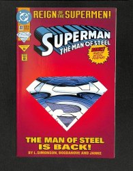 Cover Scan: Superman: The Man of Steel #22 Collector's Edition Variant - Item ID #579701