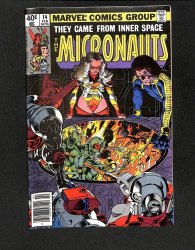 Cover Scan: Micronauts #14 Newsstand Variant - Item ID #581041
