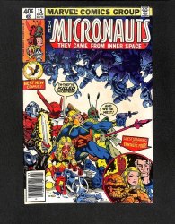 Cover Scan: Micronauts #15 Newsstand Variant - Item ID #581042