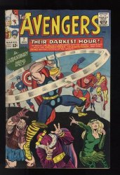Cover Scan: Avengers #7 FN- 5.5 Enchantress Thor Loki Baron Zemo and Odin - Item ID #587570