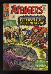 Cover Scan: Avengers #13 GD/VG 3.0 1st Appearance Count Nefaria! Jack Kirby! - Item ID #587576