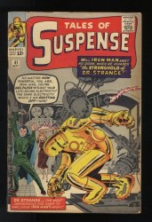 Cover Scan: Tales Of Suspense #41 FN- 5.5 3rd Appearance Iron Man! Kirby Cover! - Item ID #587618