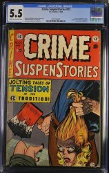 Cover Scan: Crime Suspenstories #22 CGC FN- 5.5 Classic Decapitation Cover! - Item ID #588108