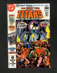 Cover Scan: New Teen Titans #21 1st Full Brother Blood! - Item ID #590805