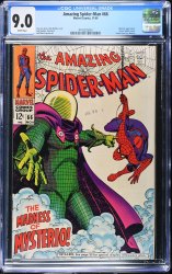 Cover Scan: Amazing Spider-Man #66 CGC VF/NM 9.0 White Pages - Item ID #592297