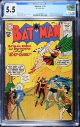 Cover Scan: Batman #139 CGC FN- 5.5 1st Appearance Bat-girl (Betty Kane)! Moldoff Cover! - Item ID #592305