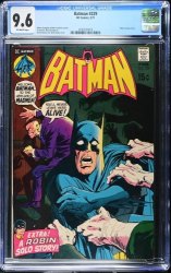 Cover Scan: Batman #229 CGC NM+ 9.6 Off White Neal Adams Cover! - Item ID #592310