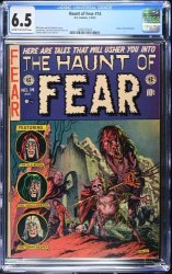 Cover Scan: Haunt of Fear #14 CGC FN+ 6.5 Cream To Off White Origin of the Old Witch! - Item ID #592320