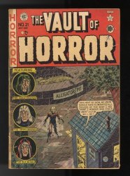 Cover Scan: Vault of Horror #21 GD/VG 3.0 One Last Fling! Johnny Craig Cover Art! - Item ID #592571