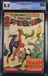 Cover Scan: Amazing Spider-Man Annual (1964) #1 CGC VF 8.0 1st Sinister Six! - Item ID #593840